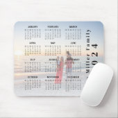2024カレンダー家族の写真フルオーバーレイ マウスパッド (マウス)