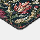 2024カレンダー花フローラ背景パターン デスクマット (コーナー)