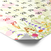 2024カレンダー野花 ポスター (角)