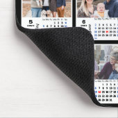 2024カレンダー12ファミリーフォトコラージュ米国の休日 マウスパッド (コーナー)