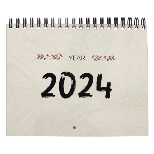 2024カレンダー カレンダー (カバー)