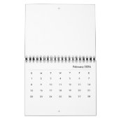 2024カレンダー カレンダー (2月 2026)