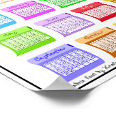 2024カレンダー ボルト生地 フォント 製造 フレーム ポスター (角)