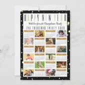 2024カレンモダンダー黒金ゴールド12フォトコラージュ シーズンカード (正面)