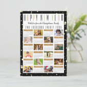 2024カレンモダンダー黒金ゴールド12フォトコラージュ シーズンカード (スタンド正面)