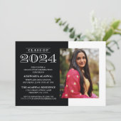 2024クラシック年はっきりした卒業招待状の 招待状 (スタンド正面)