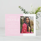 2024クラシック年はっきりした卒業招待状の 招待状 (スタンド正面)