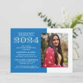 2024クラシック年はっきりした卒業招待状の 招待状 (スタンド正面)