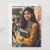 2024クラシック年金ゴールド黒縁ど人卒業パーティー 招待状 (裏面)