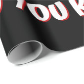 2024クリスマスおもしろいシャツキッズ大人サンタI Ca ラッピングペーパー (ロールコーナー)