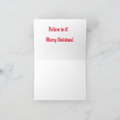 2024クリスマススピリット サンキューカード (内部)