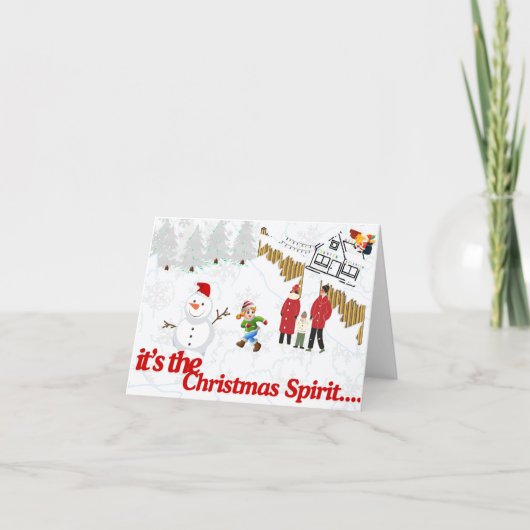 2024クリスマススピリット サンキューカード (正面)