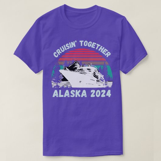 2024クルーズシーズンアラスカTシャツ Tシャツ (デザイン正面)