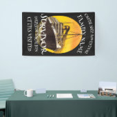 2024クルーズ船での卒業祝賀会 退職祝い 横断幕 (トレードショー)