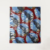 2024クルーズ船 卒業祝い 還暦祝いパーティー タペストリー (正面)