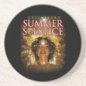 2024グリーンズボロ夏至フェスティバル土産 コースター (正面)