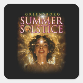2024グリーンズボロ夏至フェスティバル土産 スクエアシール