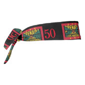 2024グレナダ50周年独立記念日 タイヘッドバンド (回転270)