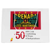 2024グレナディアン50周年独立記念日 ラージペーパーバッグ (正面)