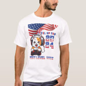 2024ゲーマー選挙のレベル上げ Tシャツ (正面)