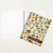 2024コテージコアヴィンテージ自然主義キノコ プランナー手帳 (ディスプレー)