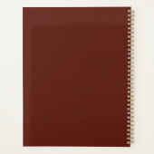 2024コテージコアヴィンテージ自然主義キノコ プランナー手帳 (裏面)