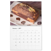 2024コーヒータイムデザートのカレンダー カレンダー (2月 2027)
