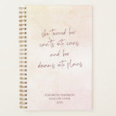 2024ゴール&プラン引用文名 プランナー手帳 (正面)