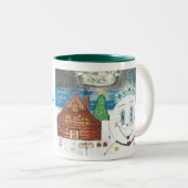 2024サニーグレンクリスマスマグカップ(小) ツートーンマグカップ (正面右)