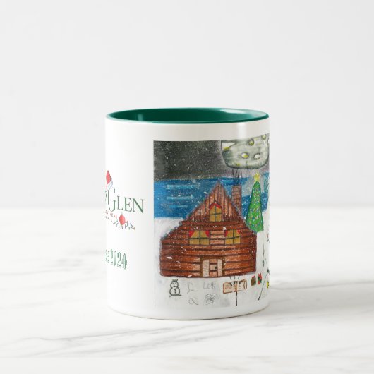 2024サニーグレンクリスマスマグカップ(小) ツートーンマグカップ (中央)