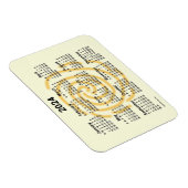 2024サニー日カレンダーby Janz 4x3マグネット マグネット (右側)