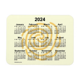 2024サニー日カレンダーby Janz 4x3マグネット マグネット