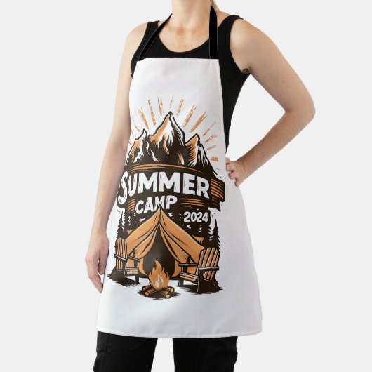 2024サマーキャンプサマーキャンピングバケーションマッチング エプロン (インサイチュ)