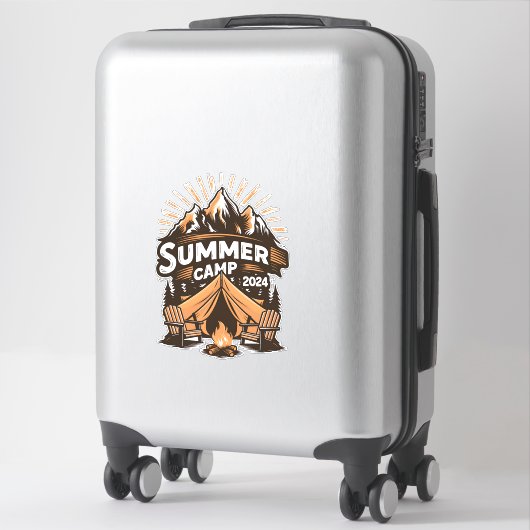 2024サマーキャンプサマーキャンピングバケーションマッチング シール (スーツケース)