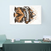 2024サマーキャンプサマーキャンピングバケーションマッチング 横断幕 (トレードショー)