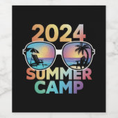 2024サマーキャンプバケーションマッチングファミリーグループ ワインラベル (シングルラベル)