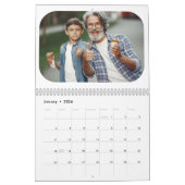 2024シンプルモダンカスタム21写真ファミリー カレンダー (1月 2026)