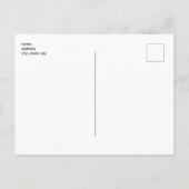 2024シンプル年の写真 ポストカード (裏面)