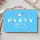 2024シンプル年モダン卒スタイリッシュ科クラス 招待状