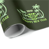 2024シンプル年頭が切れる初のギフト ラッピングペーパー (ロールコーナー)