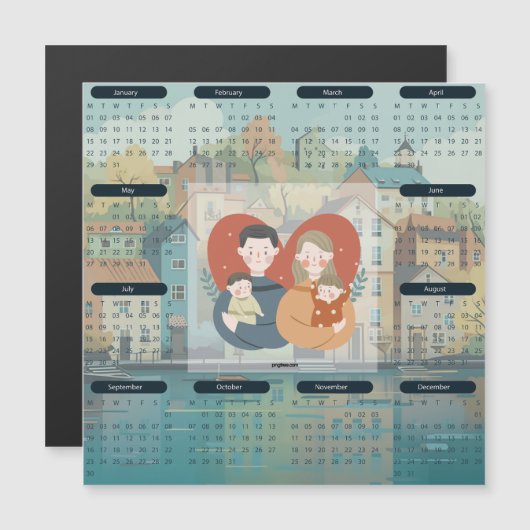 2024シーサイドタウンカレンダー (正面/裏面)