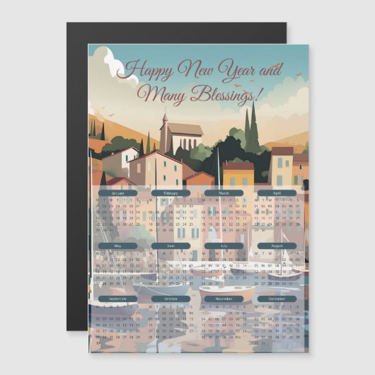 2024シーサイドタウンカレンダー (正面/裏面)