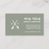 2024ダスキーミニマルグリーンポケットカレンダー | 名刺 (裏面)