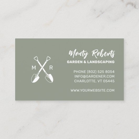 2024ダスキーミニマルグリーンポケットカレンダー | 名刺 (裏面)