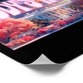 2024ダディズホームトおもしろいランプピンクテイクアメリカバック ポスター (角)