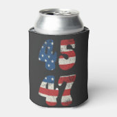 2024トランプ再びアメリカ愛国的なアメリカを取る 缶クーラー (缶正面)