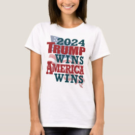 2024トランプ勝利 – アメリカ勝利 Tシャツ