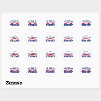 2024トランプ自由 ラウンドシール