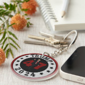 2024トランプ47 キーホルダー (正面右)