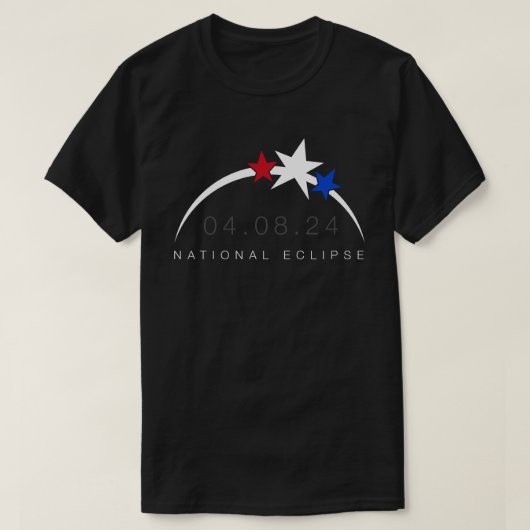 2024トータル太陽のEclipseツアースタイルTシャツ Tシャツ (デザイン正面)